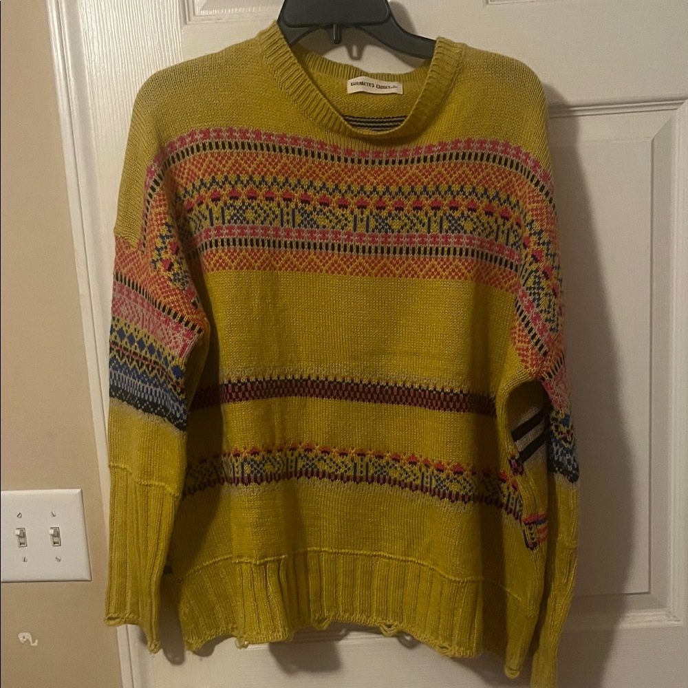Multicolor Knit Sweater